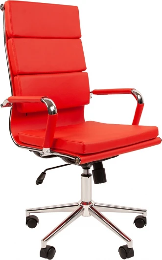 CHAIRMAN 750 Компьютерное кресло CHAIRMAN 750 (Металл,Экокожа/Красный)