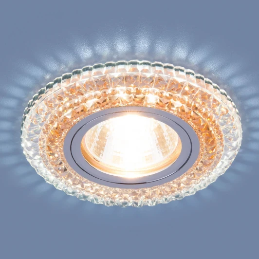 2193 MR16 CL/OR прозрачный/оранжевый Встраиваемый точечный светильник Elektrostandard 2193 MR16 CL/OR прозрачный/оранжевый