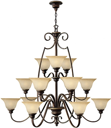 HK-CELLO15 Подвесная большая люстра ярусная Hinkley HK-CELLO15 (220V, на цепи)