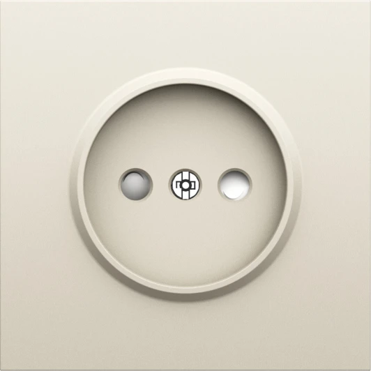 DS21655 Накладка для розетки без заземления, со шторками 16A 250 В~, слоновая кость Donel S08 DS21655