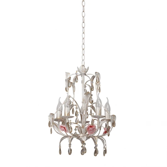 V1239/5 Подвесная люстра Vitaluce V1239/5 (220V, на цепи, свеча, цветы, листья)