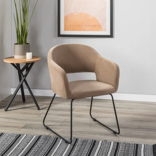 410118153h_Diagbeige_черн_линк Кресло Oscar Diag beige/Линк R-Home арт.410118153h_Diagbeige_черн_линк