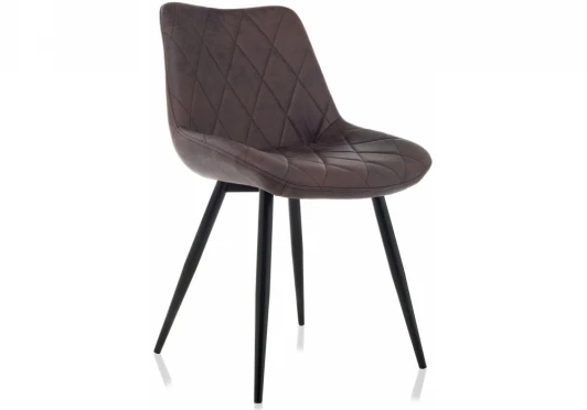 11557 Обеденный стул Woodville Fox black / dark brown 11557