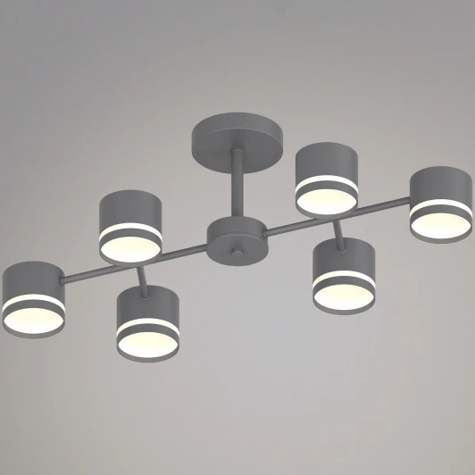 96730-0.3-06 GX53 GREY Потолочная люстра на штанге Reluce 96730-0.3-06 GX53 GREY