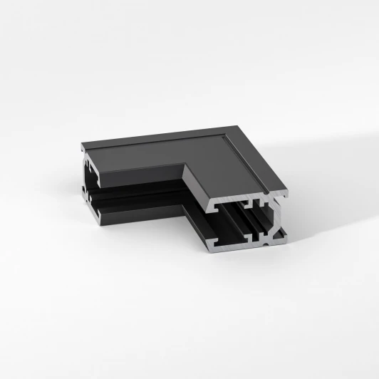 85180/00 Коннектор угловой Elektrostandard Mini Magnetic 85180/00 внутренний для накладного шинопровода (черный)
