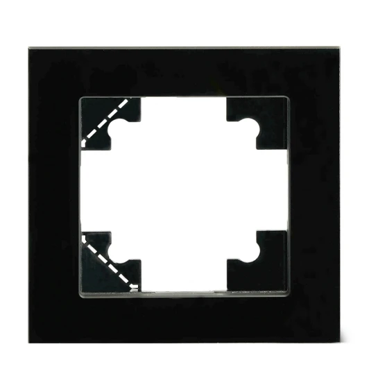 50304 Рамка на 1 пост (черный) Stekker Катрин 50304