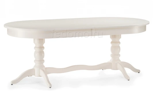483914 Стол Woodville Дейвер 200(260)х100 молочный 483914