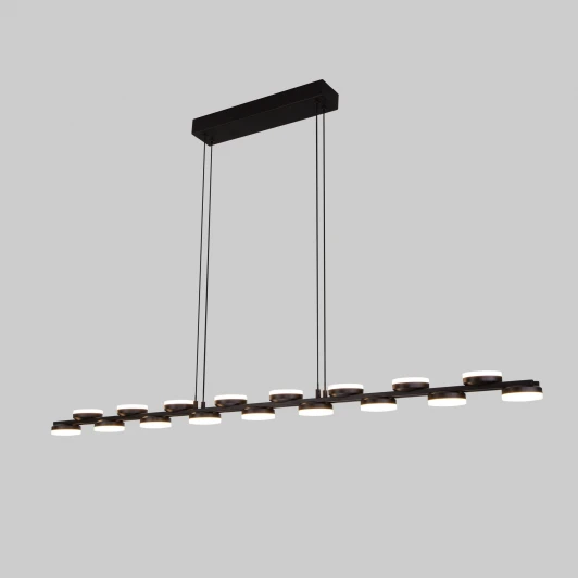 90332/17 черный Подвесной светильник Eurosvet Tapioca 90332/17 черный (LED, 220V, на проводе)