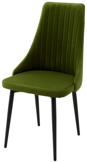 463M03893 Обеденный стул M-City Руссо Premier 17 Лайм, велюр / черный каркас