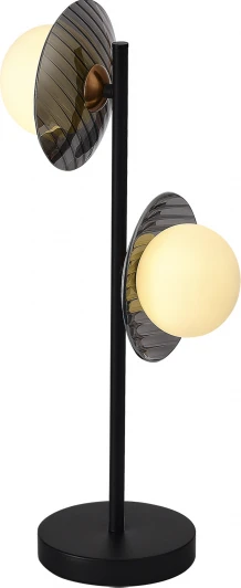 SL1521.404.02 Настольная лампа ST Luce Noon SL1521.404.02 Черный/Дымчатый, Белый G9 2*5W 4000K (220V)