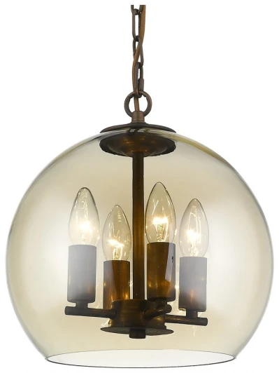 WE204.04.503 Подвесной светильник Wertmark Pirro WE204.04.503 (220V, на цепи, свеча, шар)