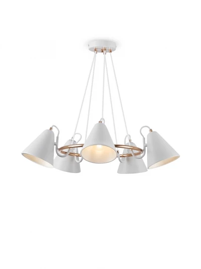 FR8001PL-05WG Подвесная люстра Freya Falke Market FR8001PL-05WG