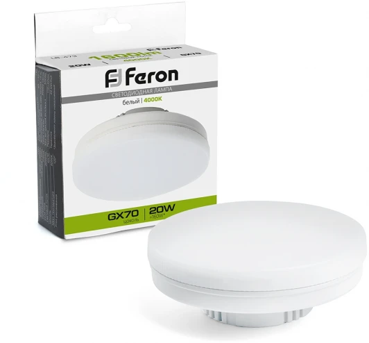 48307 Лампа светодиодная Feron 48307 LB-473 GX70 20W 4000K