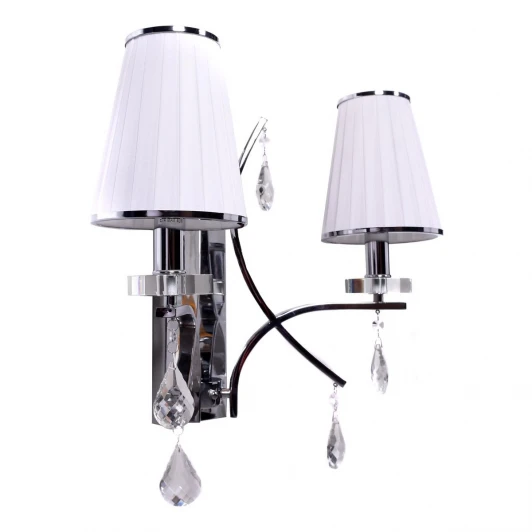 LDW 66247-2 WT+CHR Бра Lumina Deco Glamour LDW 66247-2 WT+CHR