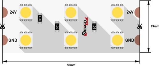 DSG5120-24-NW-33 Светодиодная лента DesignLed LUX DSG5120-24-NW-33