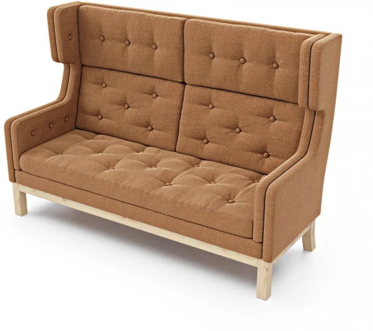 221131 Диван Arsko Айверс Хай Сосна рогожка коричневая