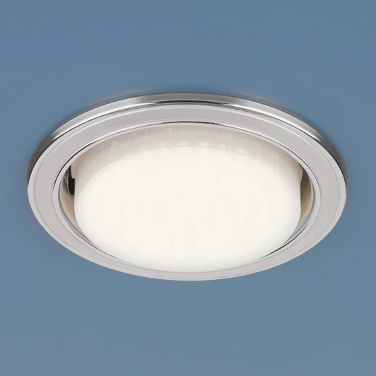 1036 GX53 WH/SL белый/серебро Встраиваемый точечный светильник Elektrostandard 1036 GX53 WH/SL белый/серебро