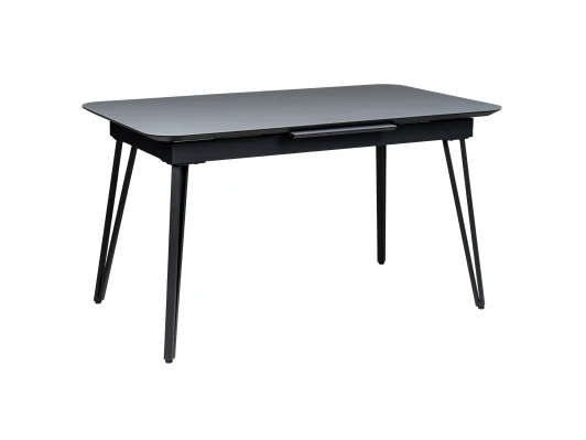 4103316h Стол Диего 120-150 Automatic Dark matte glass