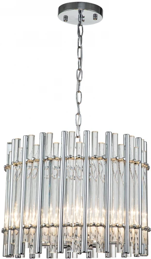 V000307 Подвесная люстра Violino V000307 (12025/5P Chrome) (220V, на цепи, круглые)