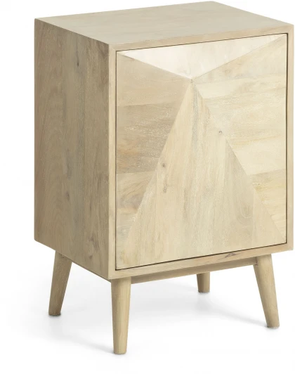 063847 Тумба прикроватная La Forma (ex Julia Grup) Sarah (Дерево,Акация,МДФ,Манго)