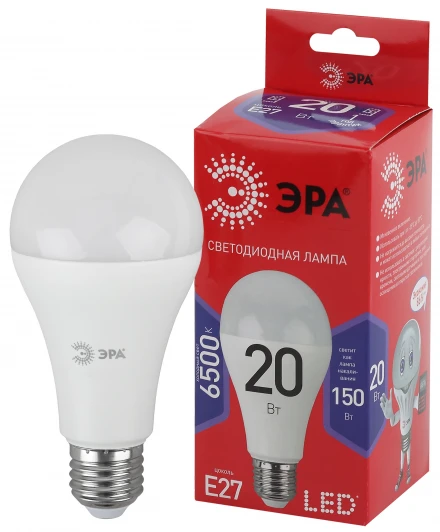 LED A65-20W-865-E27 R Лампочка светодиодная E27 20W ЭРА LED A65-20W-865-E27 R