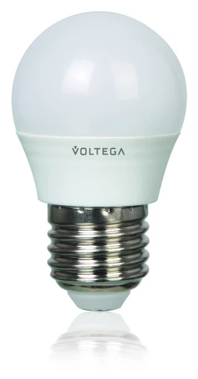 5750 Лампочка светодиодная E27 5,4 Вт 470 lm 4000K нейтральное белое свечение Voltega Collection Simple Light 5750