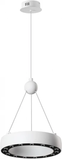 359395 Светильник подвесной светодиодный Novotech Turn 359395 LED 12W вниз/5W вверх 220V 1360Лм 3000K (на проводе, кольцо)