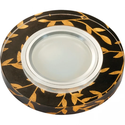 DLS-L204 GU5.3 CHROME/BLACK Встраиваемый точечный светильник Fametto Luciole DLS-L204 GU5.3 CHROME/BLACK