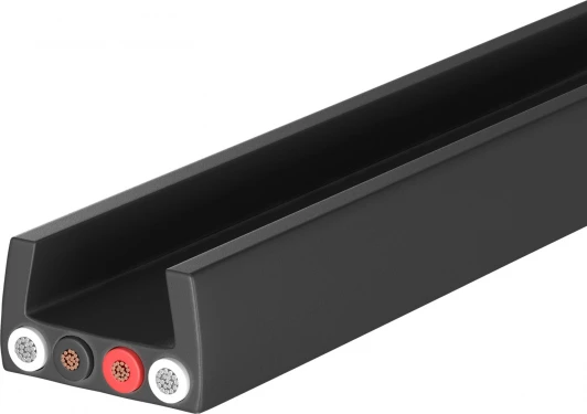 TRX160-115B Шинопровод гибкий 5м Elasity черный Maytoni Busbar trunkings Elasity TRX160-115B (48V)