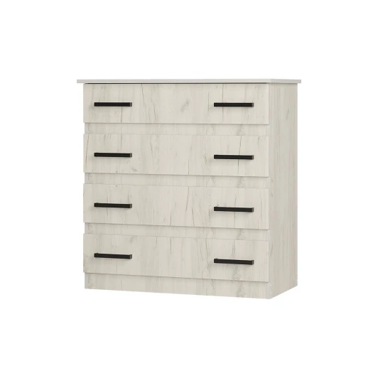 00-00220521 Комод БТС Стандарт №6, Дуб крафт белый