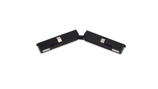 Connector 90 DLSM B Токопроводящий соединитель для шинопроводов Slim Line Mini, DC 24В длина провода 10 мм, черный Donolux Slim Line Mini Connector 90 DLSM B