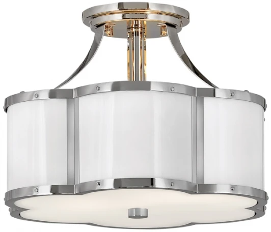 QN-CHANCE-SF-S-PN Потолочная люстра на штанге Hinkley Chance (Hk) QN-CHANCE-SF-S-PN (220V)