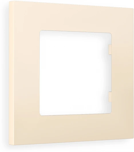 AF250331 Рамка Ambrella Volt ALFA Qubi (Бежевый матовый) 1-ая AF250331