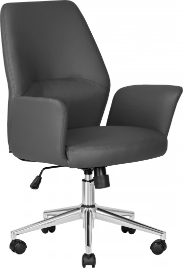 125B-LMR SAMUEL Офисное кресло для руководителей DOBRIN SAMUEL (серый)