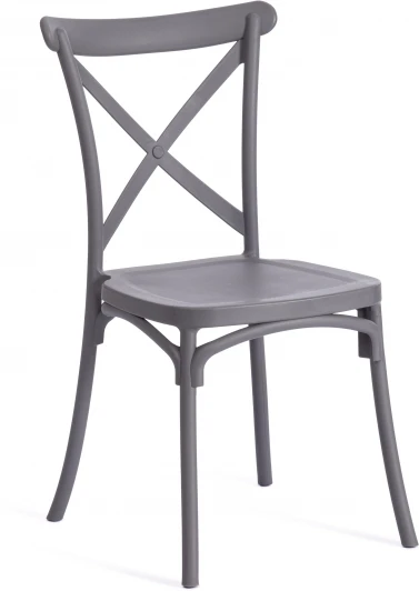20050 Стул CROSS (mod. PL24) / 1 шт. в упаковке Tetchair (Пластик/Темно-серый) арт. 20050