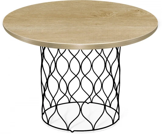 5072218108 Столик журнальный Sheffilton SHT-TU49/ЛДСП 60 черный муар/дуб песочный от фабрики Sheffilton