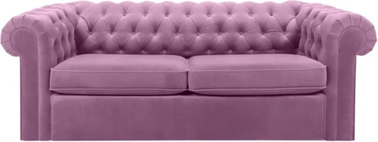 344556 Диван Chesterfield ОГОГО (арт.344556), (Ткань/Сиреневый)