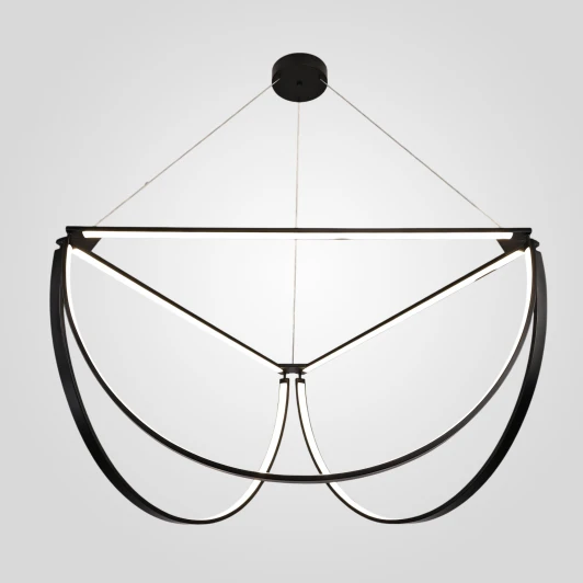 Solana-Light01 Подвесной светильник Solana Light 3 Black By ImperiumLoft Solana-Light01 (LED, 220V, пульт управления, на тросе)