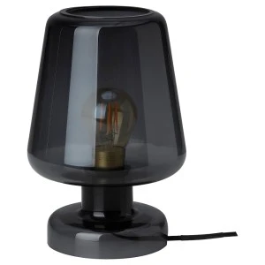 504.936.79 ГУЛДАЛЬГ Лампа настольная, стекло синий