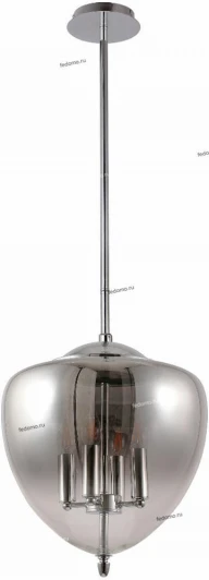 MILAGRO SP4 A CHROME Люстра потолочная Crystal Lux Milagro, 4 лампы, хром с дымчатым