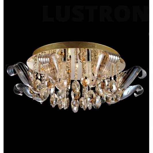 311/20 Linsey золото/тонированный хрусталь LED Потолочный светильник Eurosvet 311 311/20 Linsey золото/тонированный хрусталь LED
