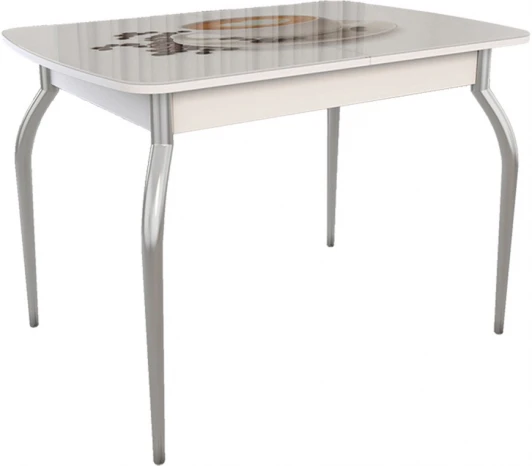 KM-0215.1859 Стол обеденный раздвижной Танго Mebelson (ЛДСП/Белый) арт.KM-0215.1859