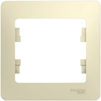 GSL000201 Рамка на 1 пост (бежевый) Systeme Electric GSL000201