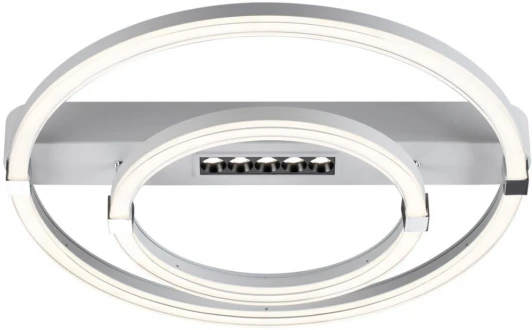 7665/55LR Потолочная люстра Sonex Trecky 7665/55LR пластик/белый LED 55Вт 3000-4000-6000K 545х505 IP20 пульт ДУ (220V, круглые)