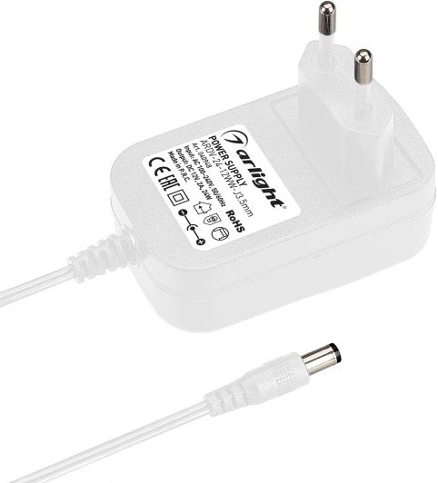 040948 Блок питания ARDV-24-12WW-J3.5mm (12V, 2A, 24W) (Arlight, Адаптер, 3 года) 040948 ARDV