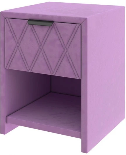 2028034 PROxSON Тумба Side (Ткань: Велюр Shaggy Lilac) 44x45