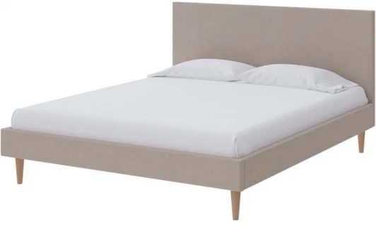 1913807 PROxSON Кровать Claro (Ткань: Рогожка Тетра Бежевый) 160x200