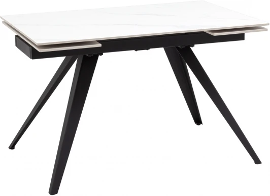 УТ000040566 Стол раздвижной Лоуренс 120-180х80х76 см SnowMountainStone керамика арт.УТ000040566