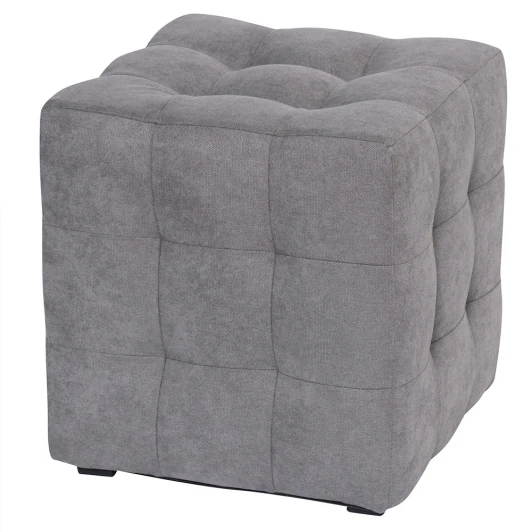 13211 Пуф Dreambag Лотос Серый Велюр 13211