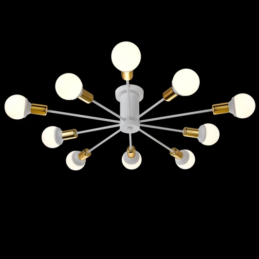 LOFT 79014/10С WHITE GOLD Потолочная люстра Natali Kovaltseva Loft 79014/10С WHITE GOLD